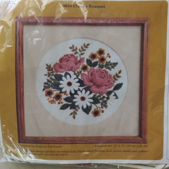 Vintage Creative Circle CLASSIC BOUQUET 0610 New Old Stock USA Made - Picture 3 of 11